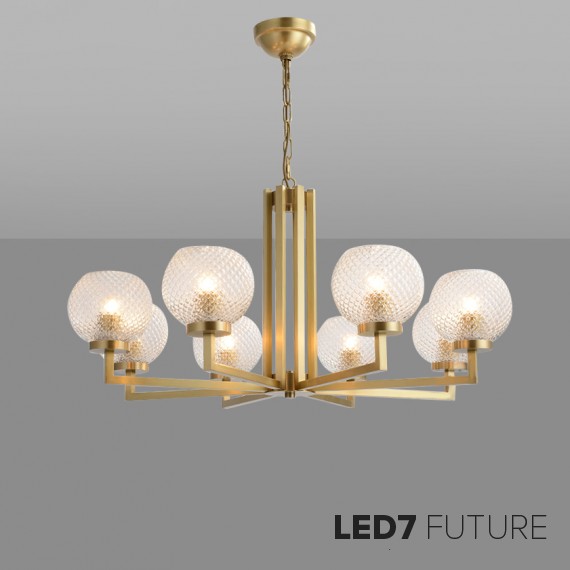 Loft Industry Modern - RBall Chandelier